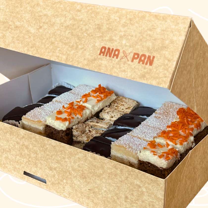 Platter group of 8 - plate of assorted minicakes