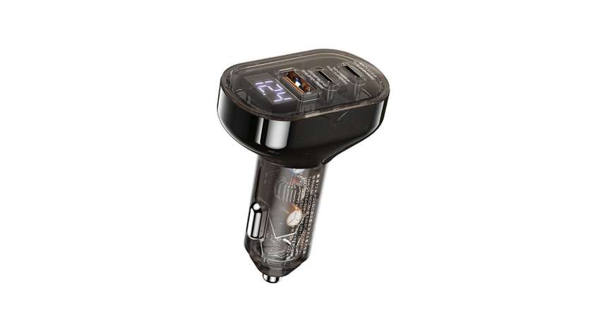 Remax 72W PD+QC Clear Fast Car Charger (RCC351)
