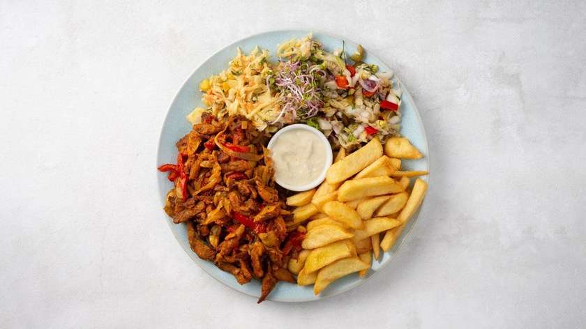 Shoarma z ryżem