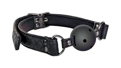 Blaze ball gag - silicone ball gag with adjustable strap