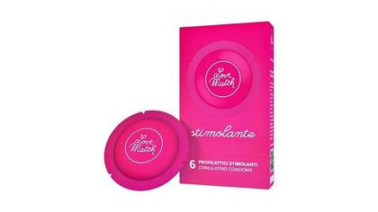 Love Match Stimolante – stimulating condoms for more intense pleasure 6 pcs