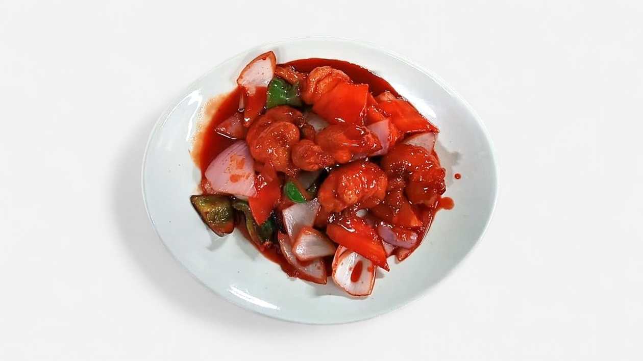 34. Sweet and Sour King Prawn