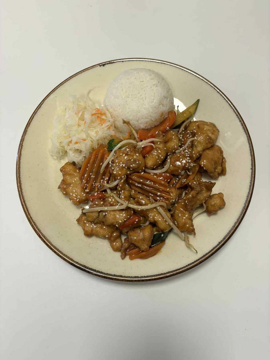 chicken in teriyaki sauce