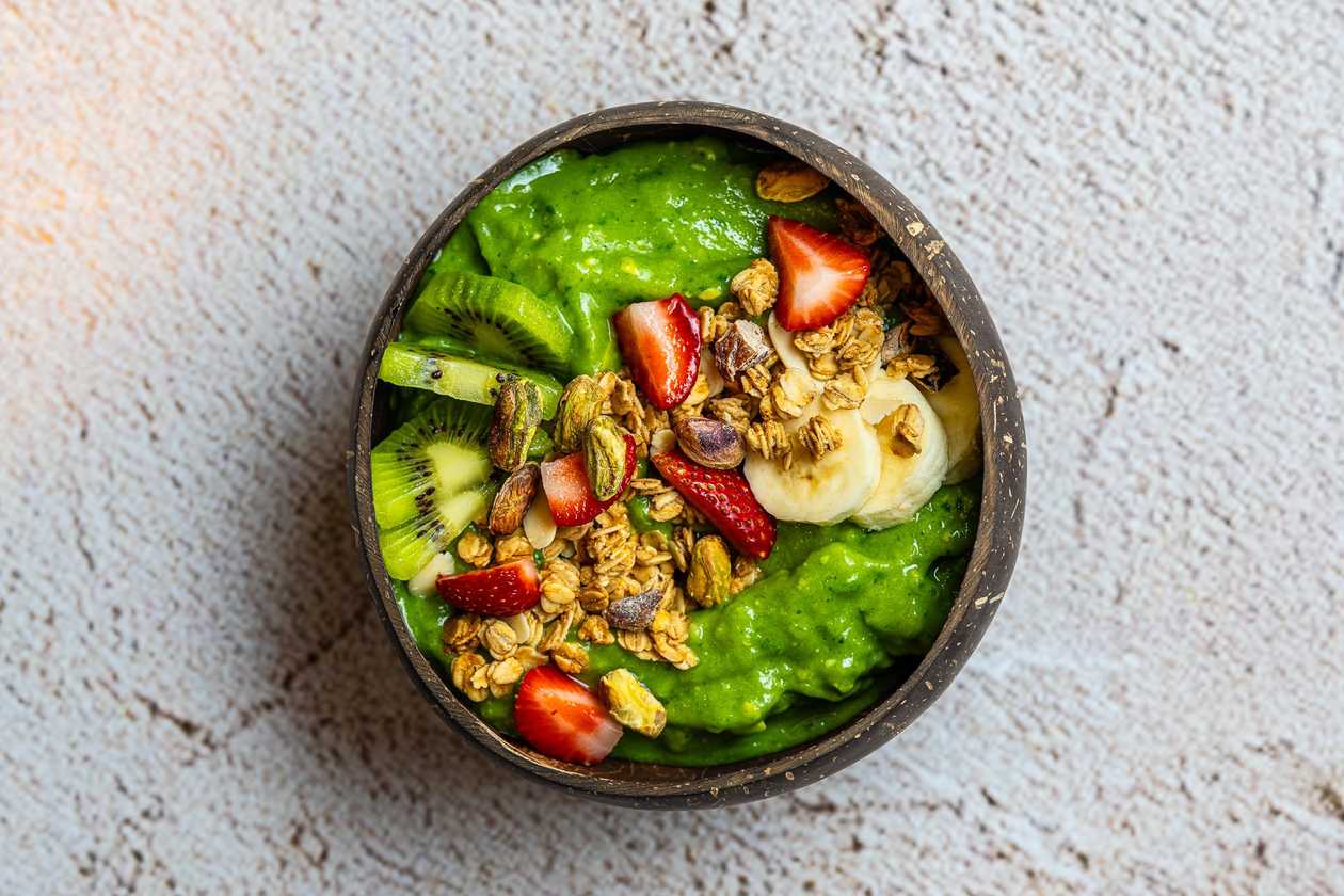 Green smoothie bowl