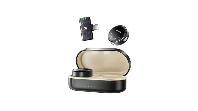 Remax 2in1 Magnetic Wireless Collar Microphone Type-C Connector (K16)