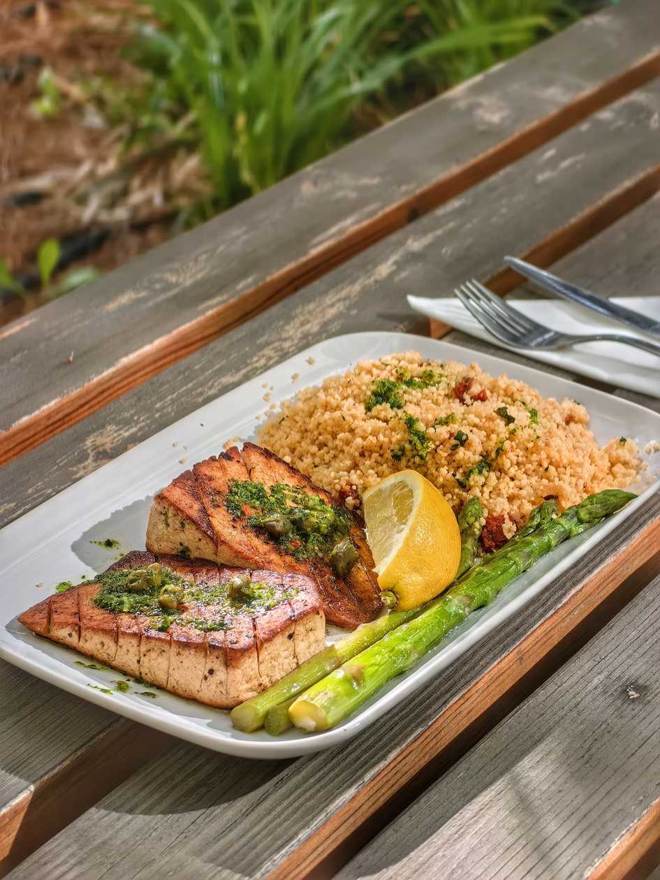 Salmon tofu