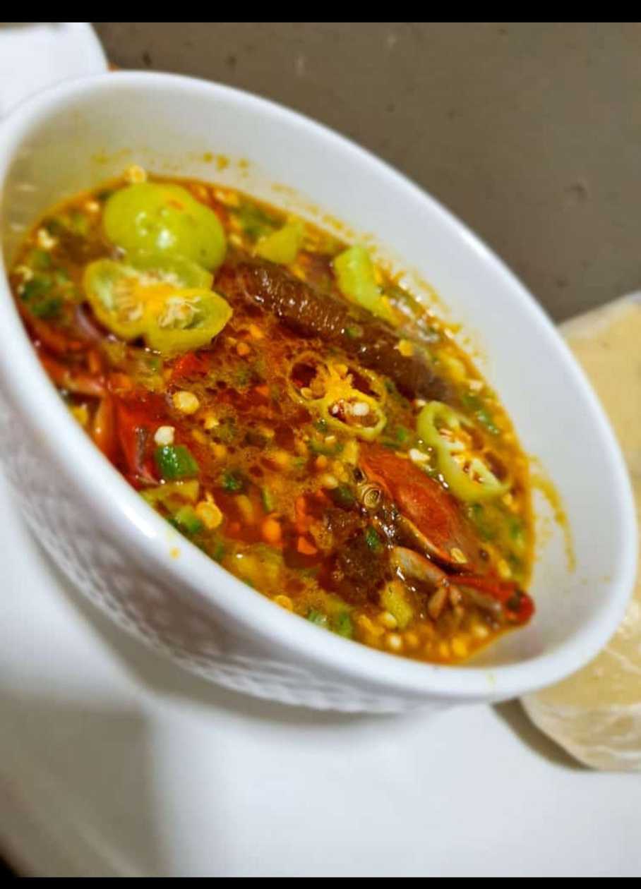 2 Balls of Banku and Okro