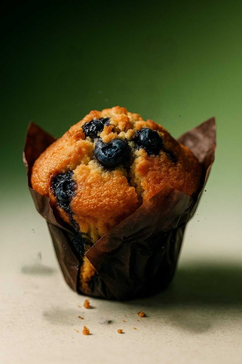 Muffin čučoriedka