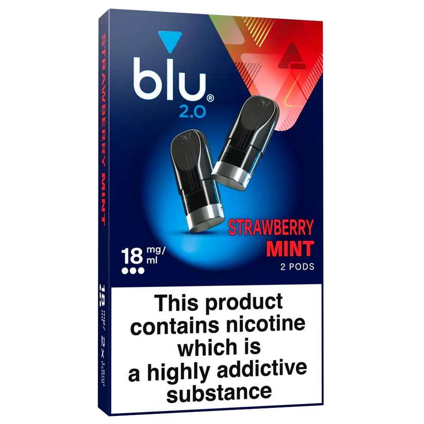 Blu 2.0 Strawberry Mint 2 Recaegas 18mg