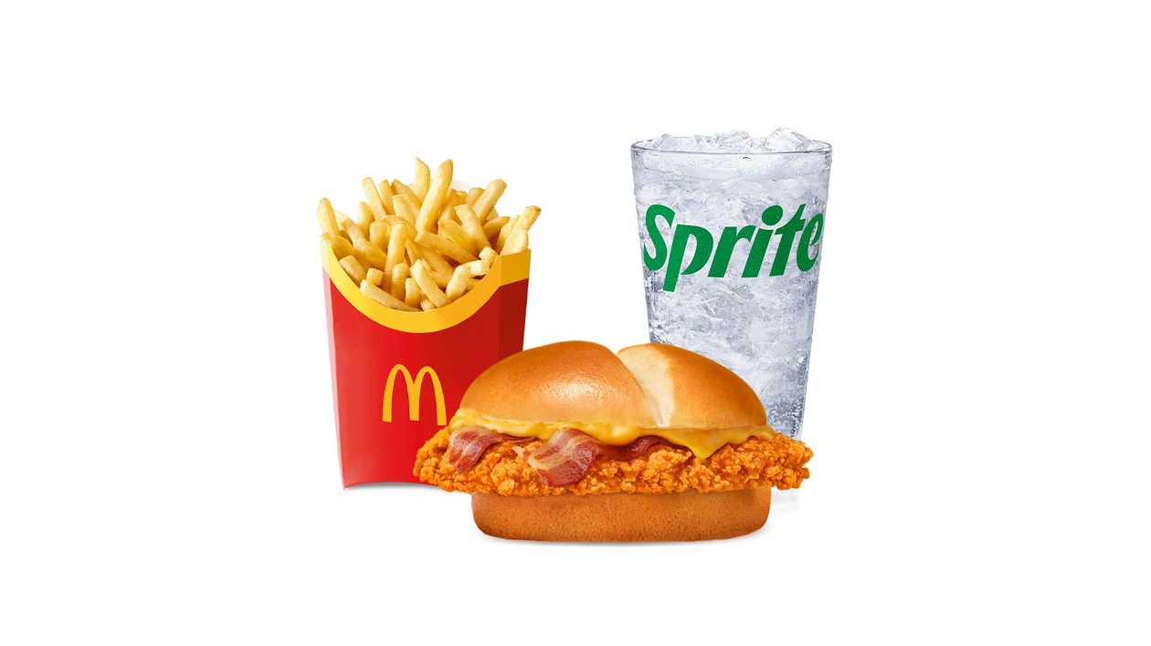McCrispy® Cheddary bacon, large meal
