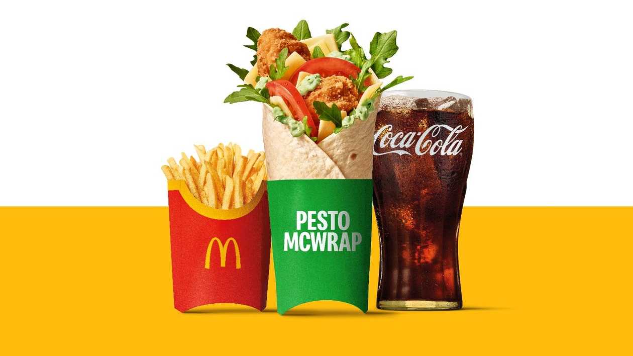 GREEN PESTO MCWRAP LARGE MEAL
