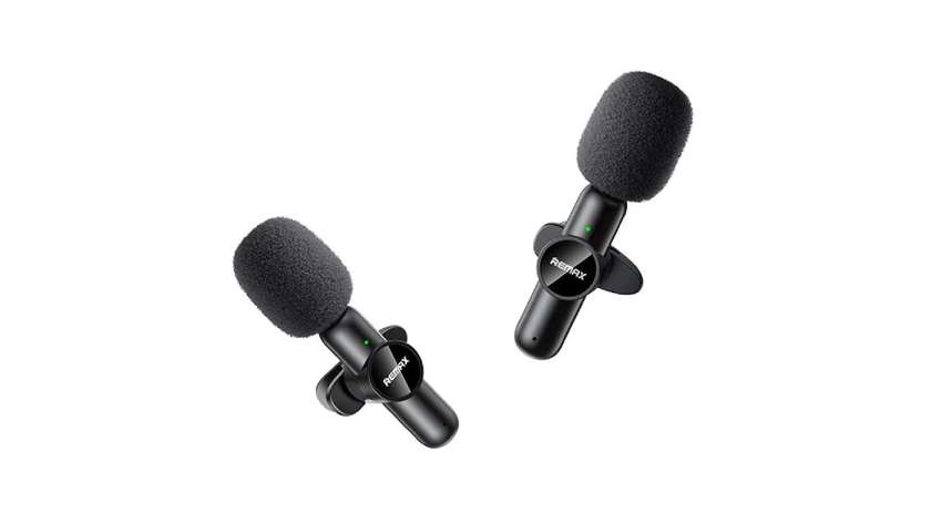 Remax K10 Type-C Ryusic Series One-to-Two Live Stream Wireless Microphone