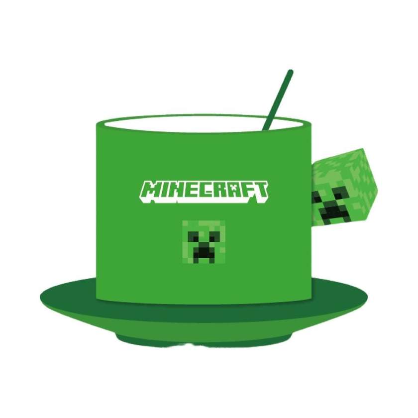 კერამიკის ჭიქა/Minecraft Ceramic Mug with Coaster 350mL(Green)