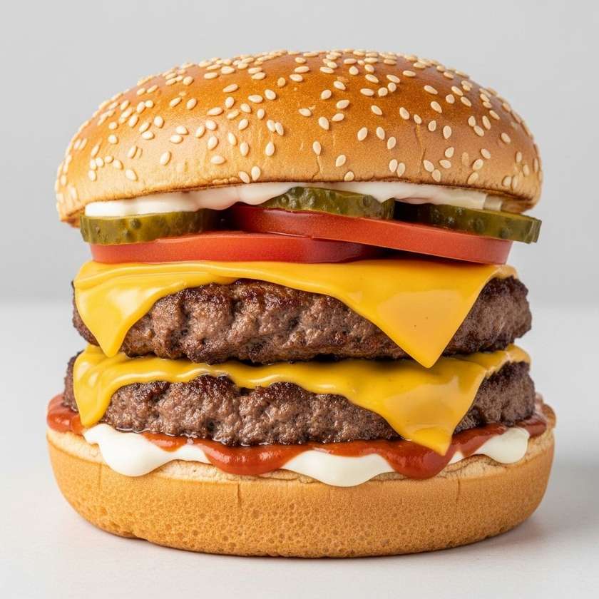 Double cheese burger
