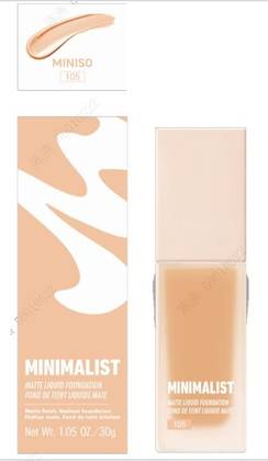 ტონალური კრემი/Minimalist Matte Liquid Foundation (105)