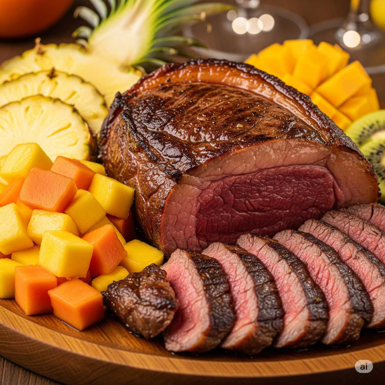 Picanha à Brasileira com Fruta