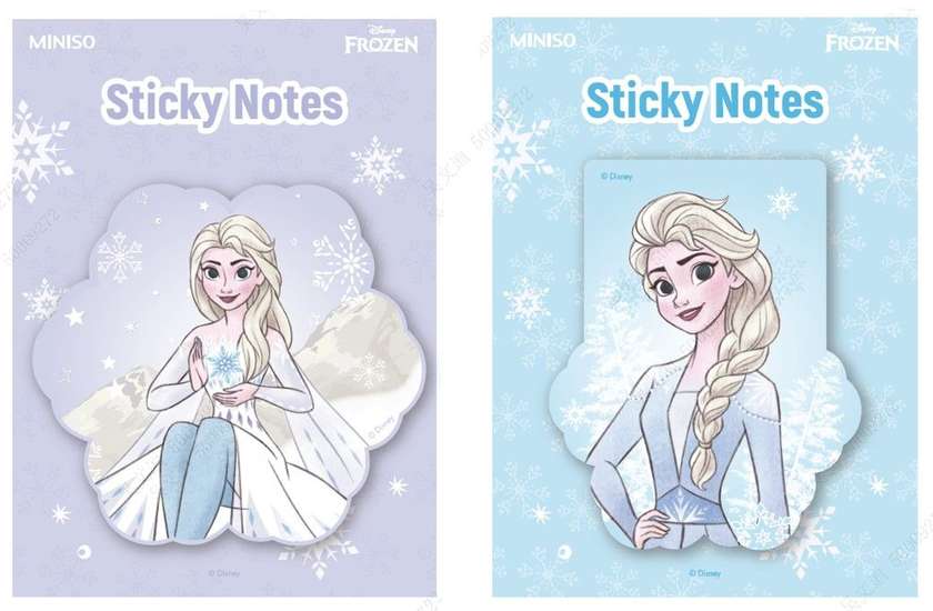 ჩასანიშნი ფურცლები/Disney Frozen Collection 2.0 Sticky Notes (50 Sheets) (2 Assorted Models)PDQ
