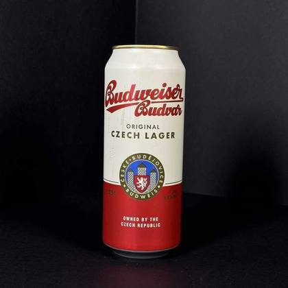Canned Imported Beer "Budweiser"