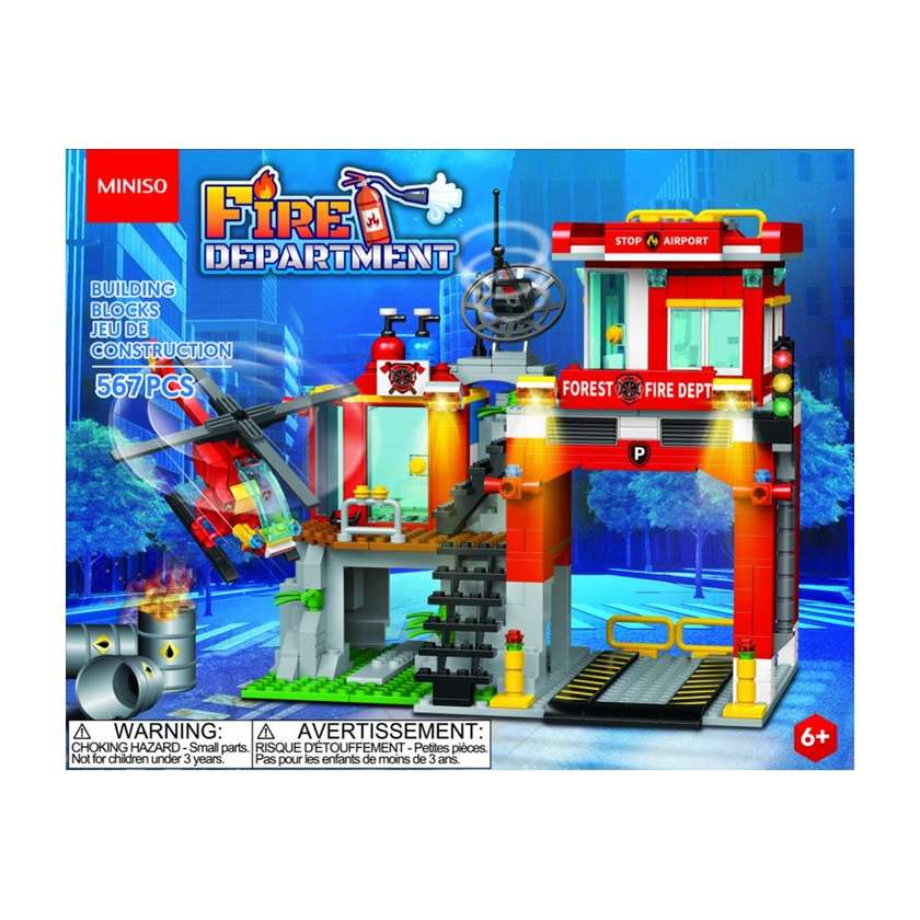 MiniCity - Fire Department Building Blocks