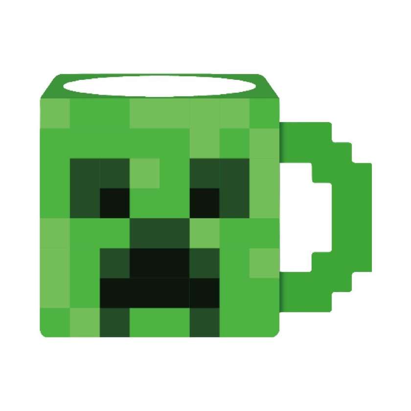 Minecraft Square Ceramic Mug 470mL(Green)