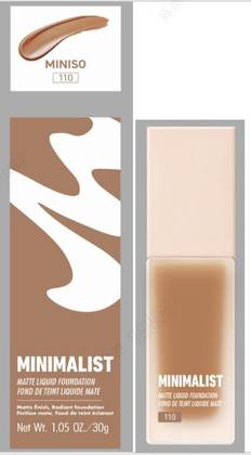 ტონალური კრემი/Minimalist Matte Liquid Foundation (110)