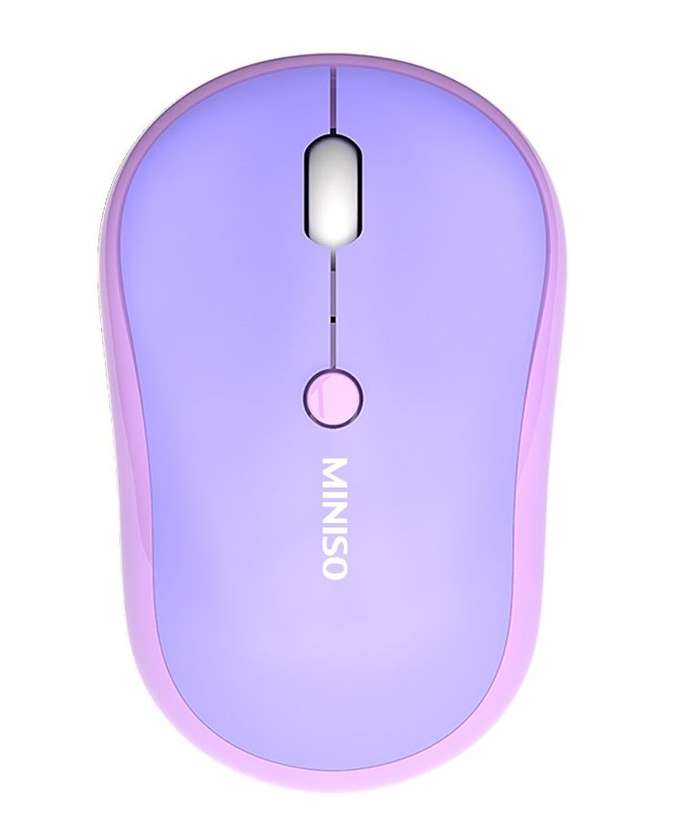უსადენო მაუსი/Wireless Silent Mouse  Model: M5AG(Purple)