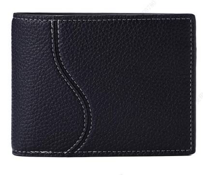 კაცის საფულე/Men＇s Waves Pattern Wallet(Dark Blue)