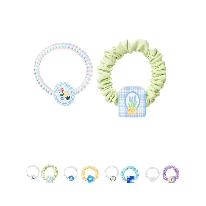 Flower Hair Tie Set