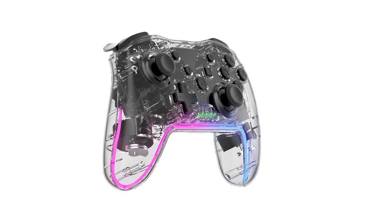 ჯოისტიკი/Ice Brick Series Clear Game Console  Model:MG35 (White)