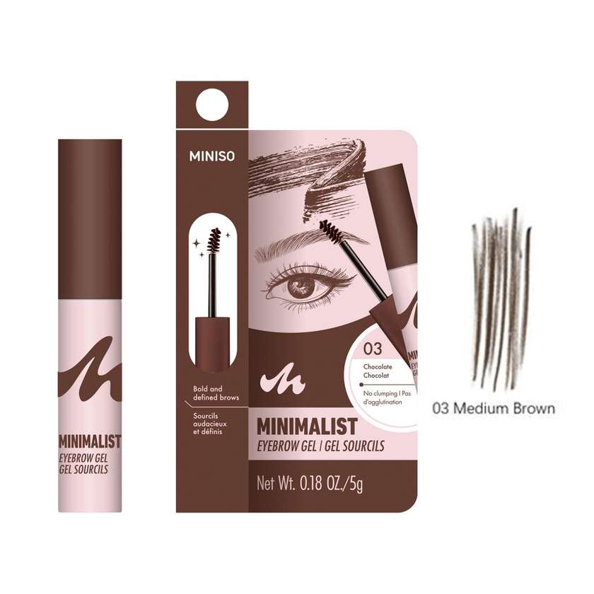 Minimalist Eyebrow Gel (03 Medium Brown)
