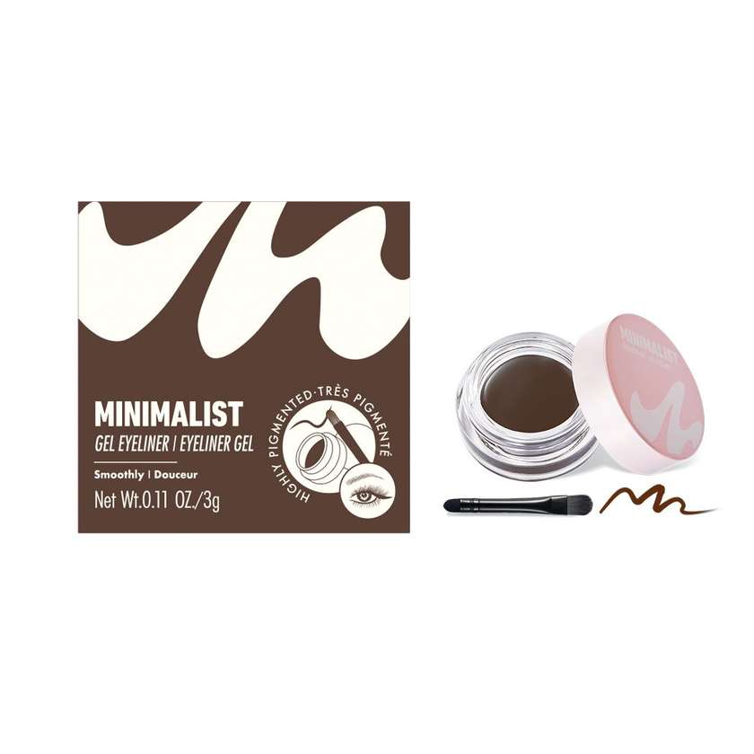 თვალის ლაინერი/Minimalist Cream Eyeliner (02 Cool Brown)