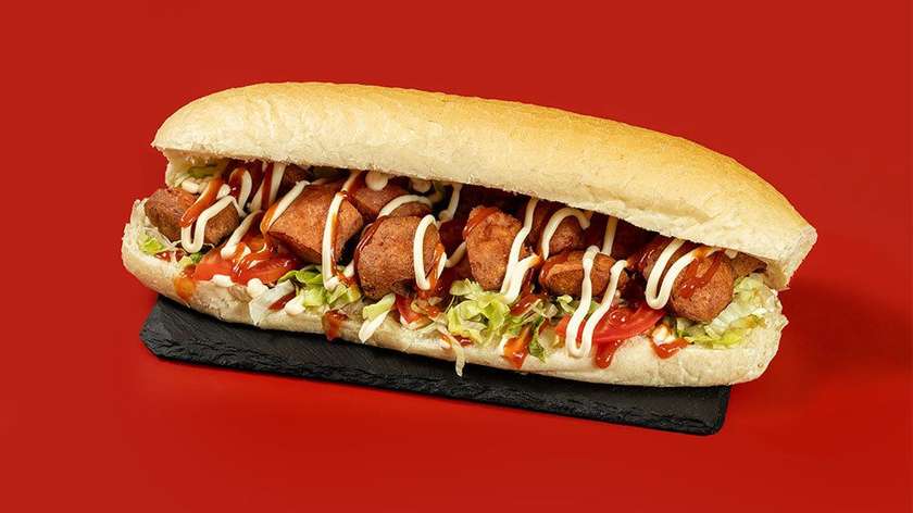 მექსიკური ჰოთ-დოგი პურში/Mexican hot-dog bread