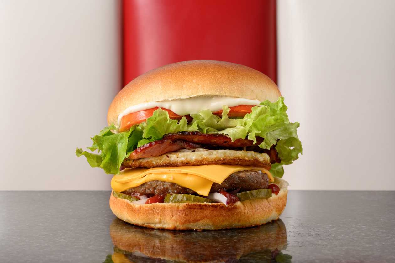Egg Cheese Bacon Burger