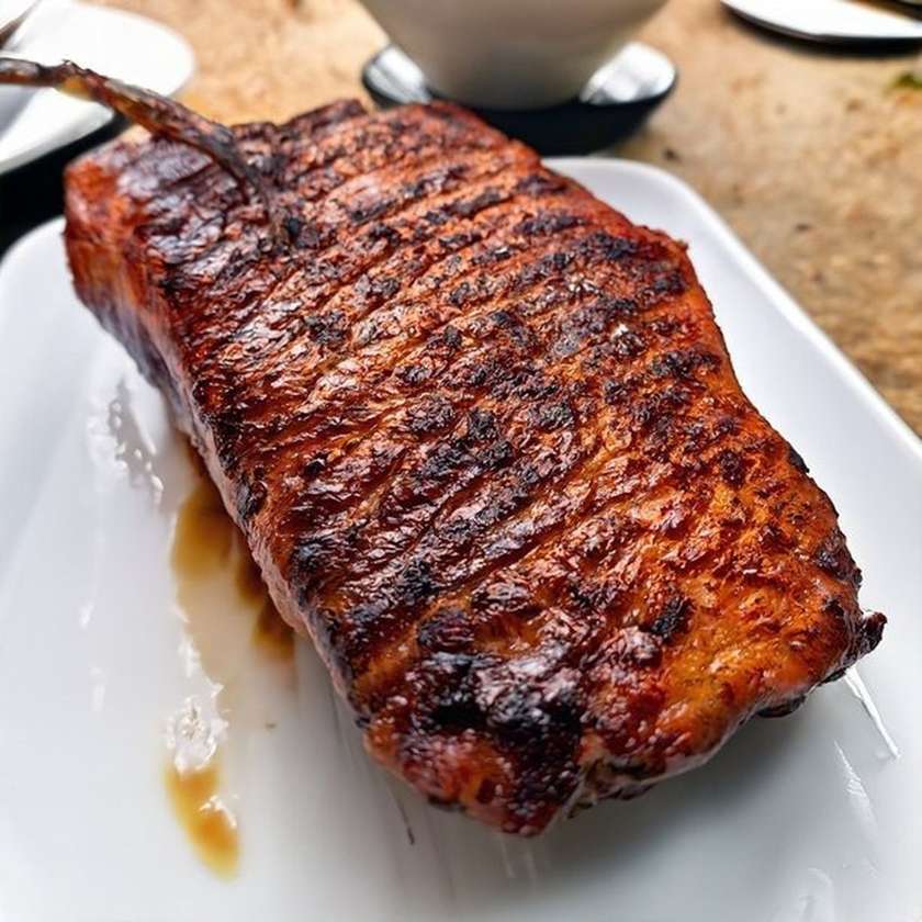 Marinated pork collar