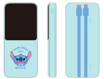 Disney Collection 10000mAh Power Bank with Cable(Stitch)  Model: JP311