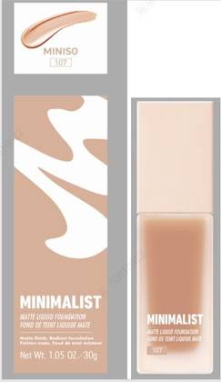 Minimalist Matte Liquid Foundation(107)
