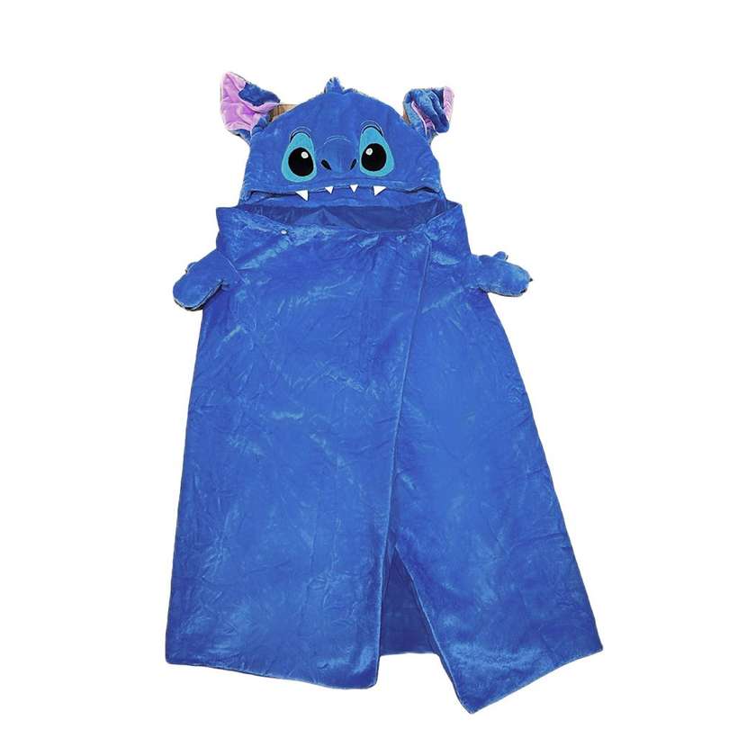 Disney Lilo & Stitch Collection Blanket with Hood(Stitch)