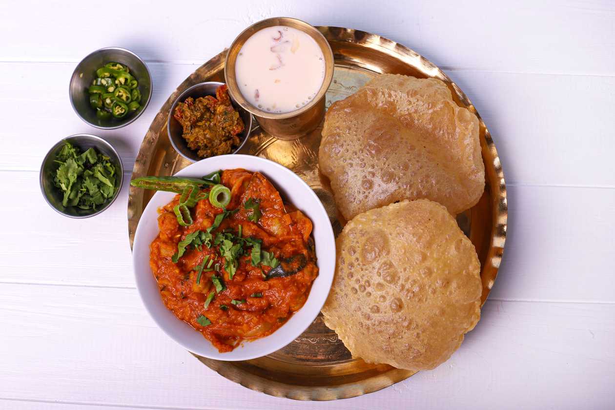 Chhole with Poori