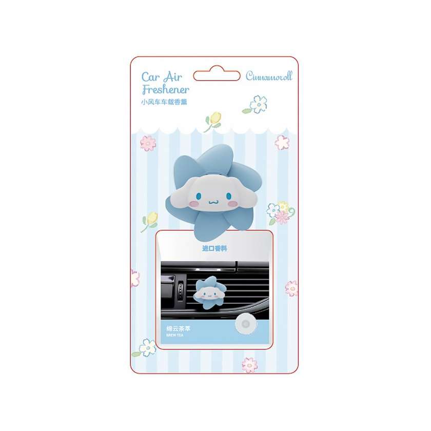 მანქანის არომატიზატორი/Cinnamoroll Windmill Car Air Freshener (Cloud Tea)