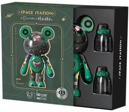 სათამაშო ტრანსფორმერი/Interstellar Bear Transformation Series(Green)