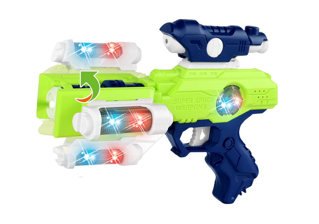 სათამაშო თოფი/Outer Space Light & Sound Gun(Green)