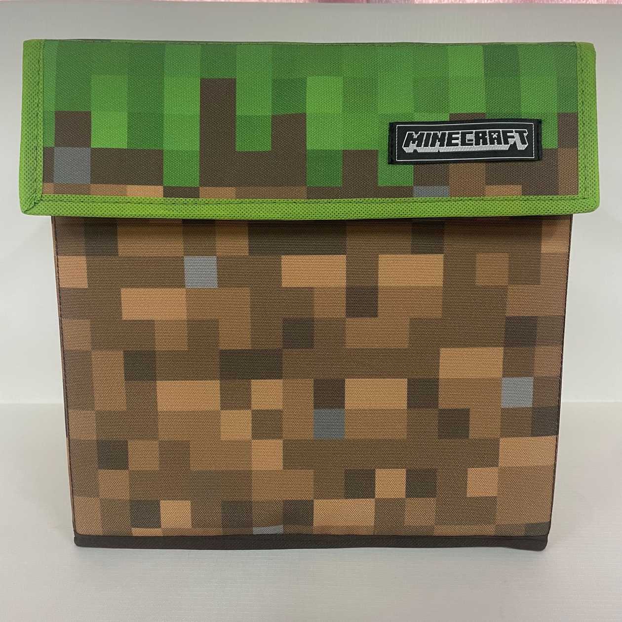 სათავსო ყუთი/Minecraft Square Cloth Storage Box(Green)