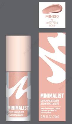 თხევადი ჰაილაითერი/Minimalist Liquid Highlighter (02 Rose Pink)
