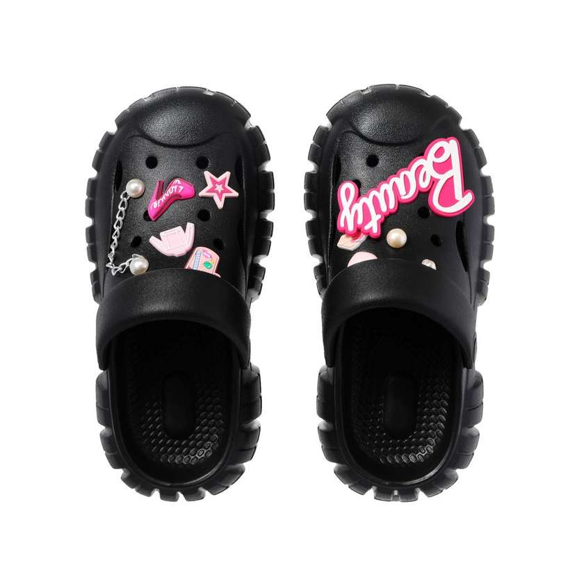 ჩუსტი(39-40)/Lovely Clogs (Black, 39-40)
