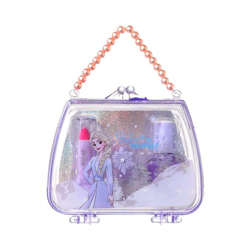 Disney Frozen Collection Kids Makeup Kit in Beaded Bag(Purple)