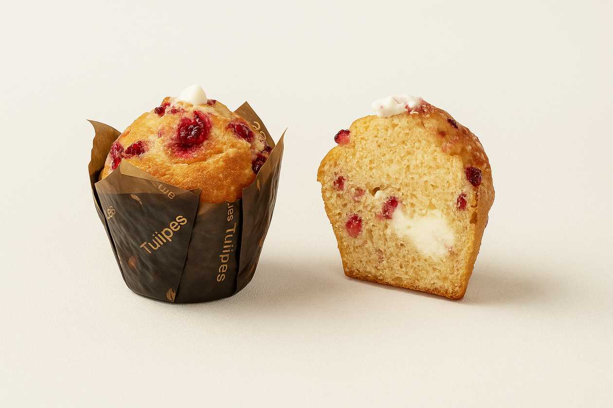 Yogurt and Cranberry Muffin