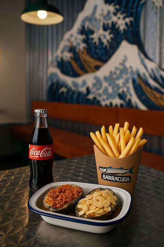 SUSHIBURGER KREWETKA W TEMPURZE ZESTAW
