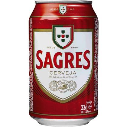 Cerveja Sagres Lata