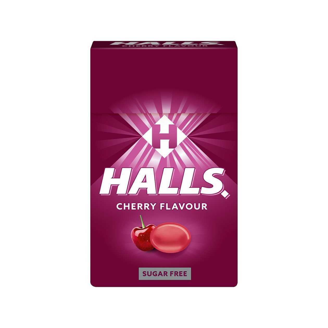 HALLS SUGAR FREE CHERRY 28G