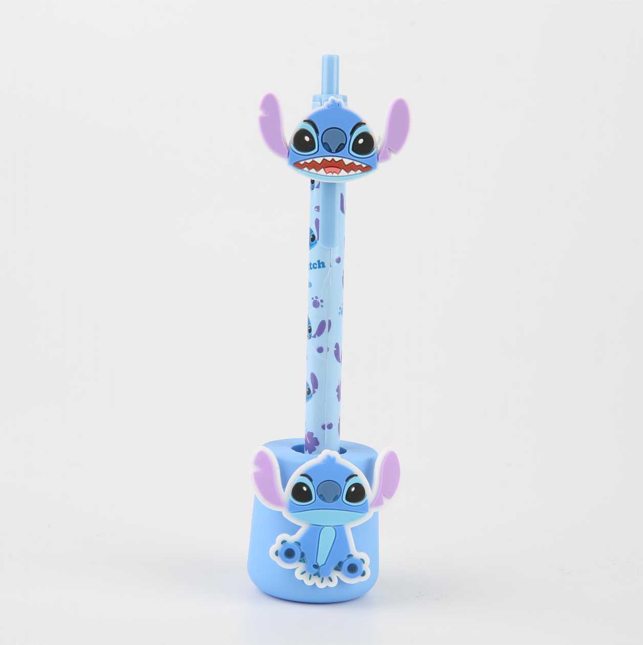 Disney Stitch Collection Figure Ballpoint Pen Set (1.0mm, Black) (Stitch) PDQ